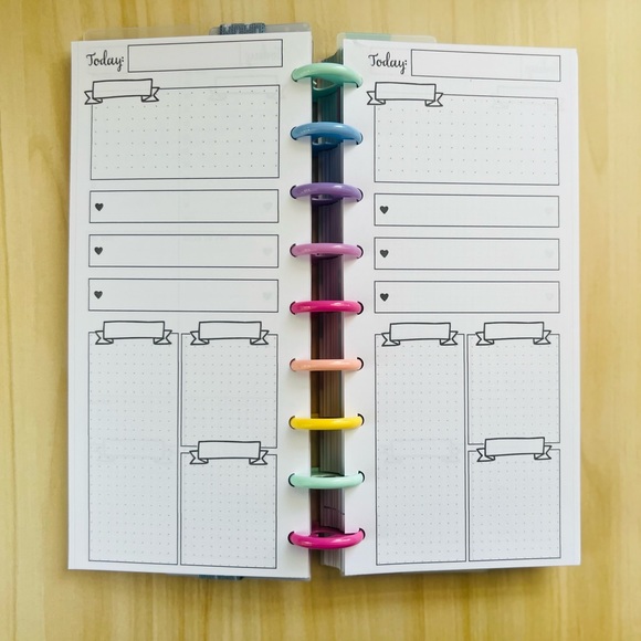 Skinny classic happy planner size daily layout  inserts - Picture 4 of 5